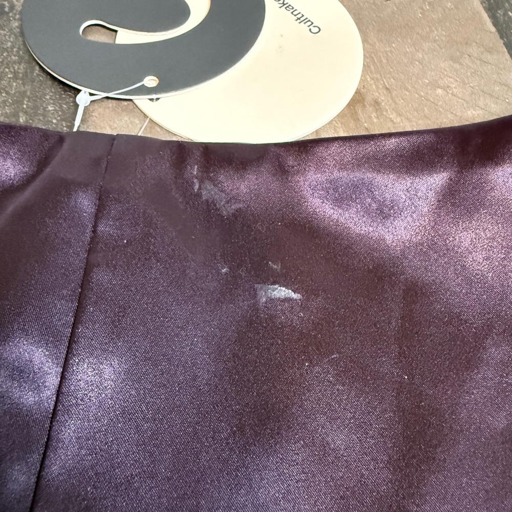 Cult Naked Satin Mini Skirt Xs Y2k Minimalist Slip Skirt Night Out Chic Blogger — image 6 of 8